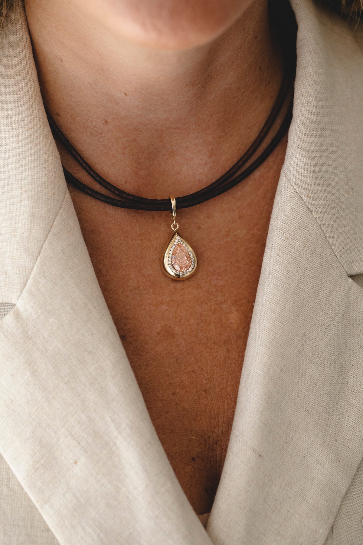 The Chaya Pear Pendant