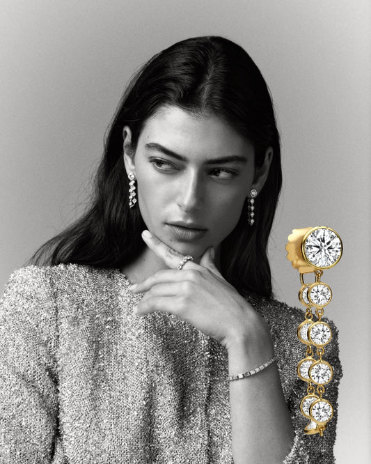 Radiant Round Drop Earrings