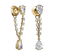 Chandelier Pear-Shape Drop Earrings
