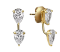Double Pear-Shape Earrings