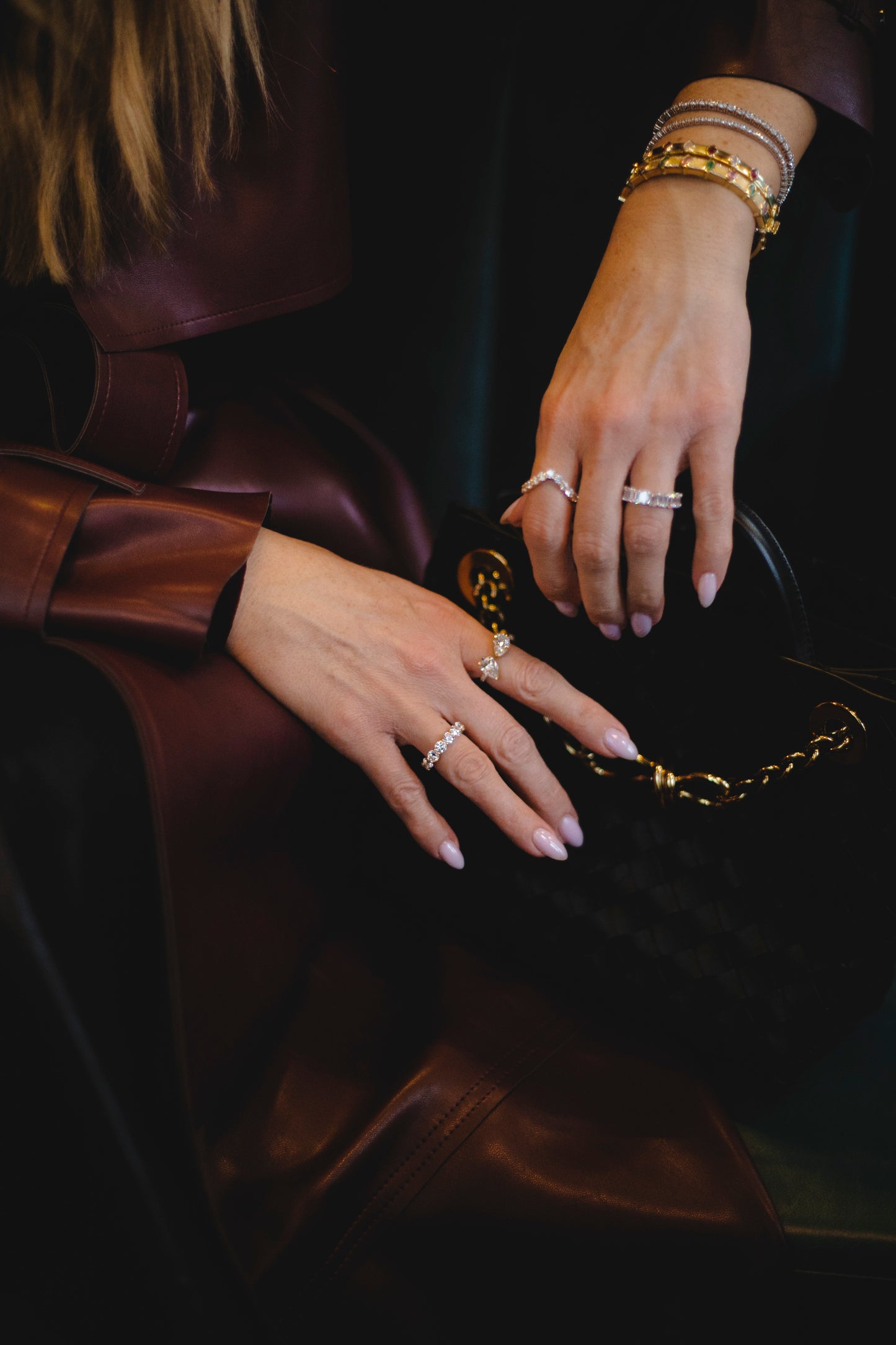 Double Pear-Shape Ring