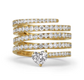 The Infinite Heart Diamond Ring
