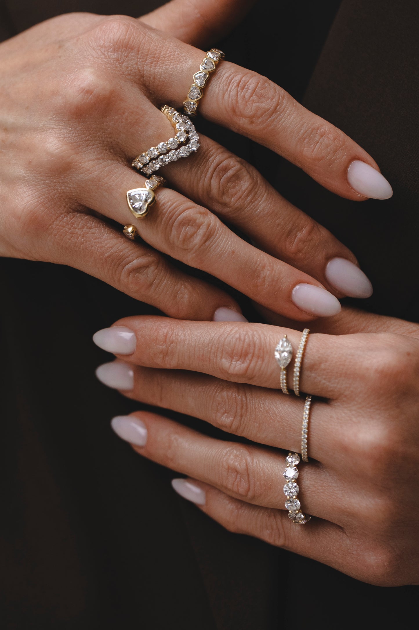 Micropavé Eternity Band