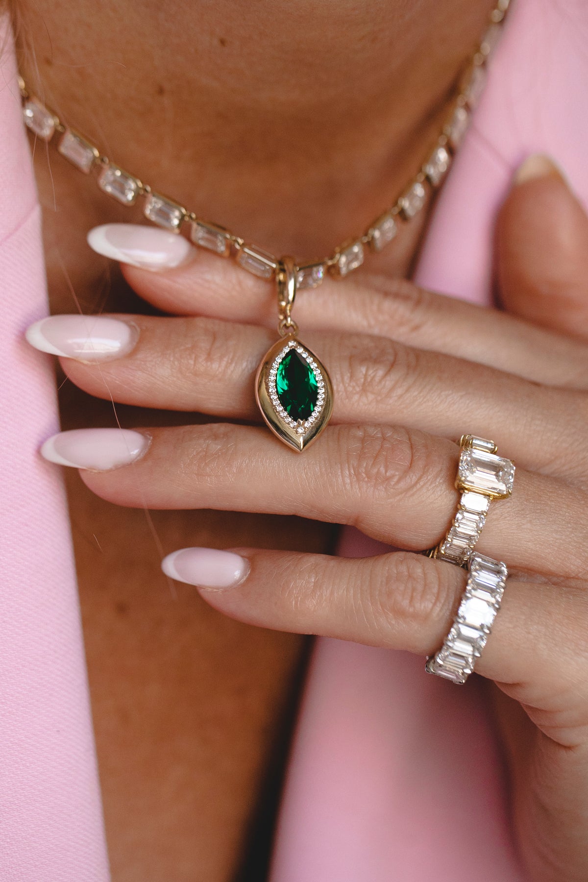 The Chaya Marquise Pendant
