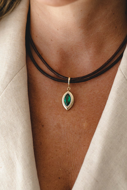 The Chaya Marquise Pendant