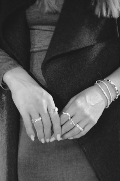 Double Pear-Shape Ring