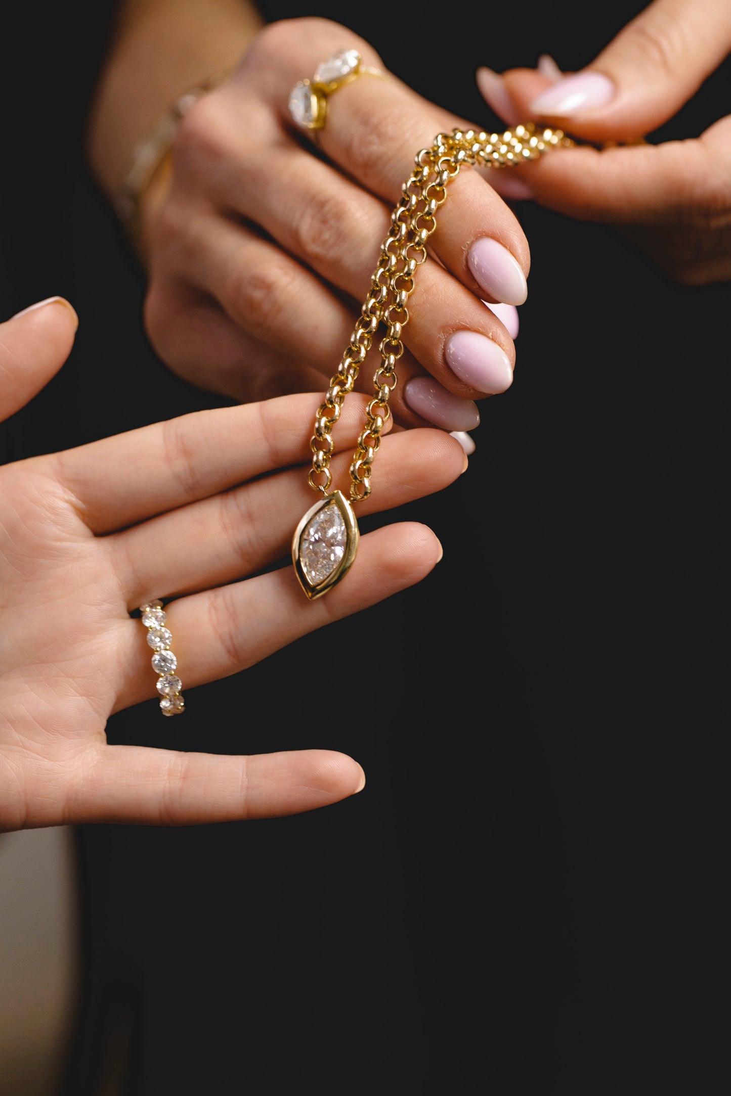 The Chaya Marquise Necklace