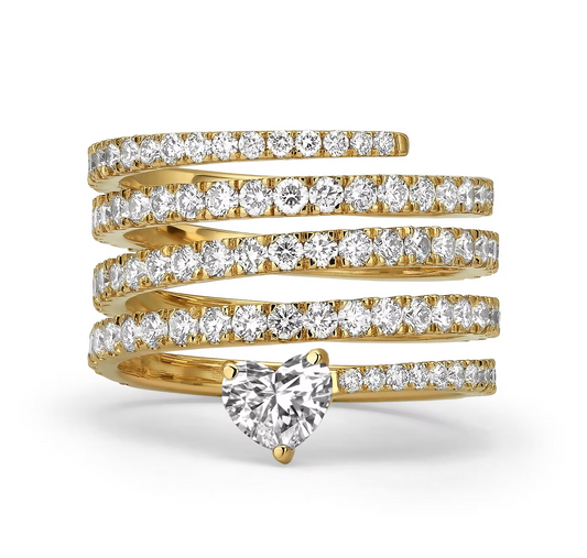 The Infinite Heart Diamond Ring