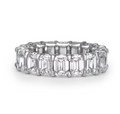 Emerald Cut Diamond Eternity Band