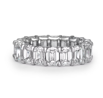Emerald Cut Diamond Eternity Band