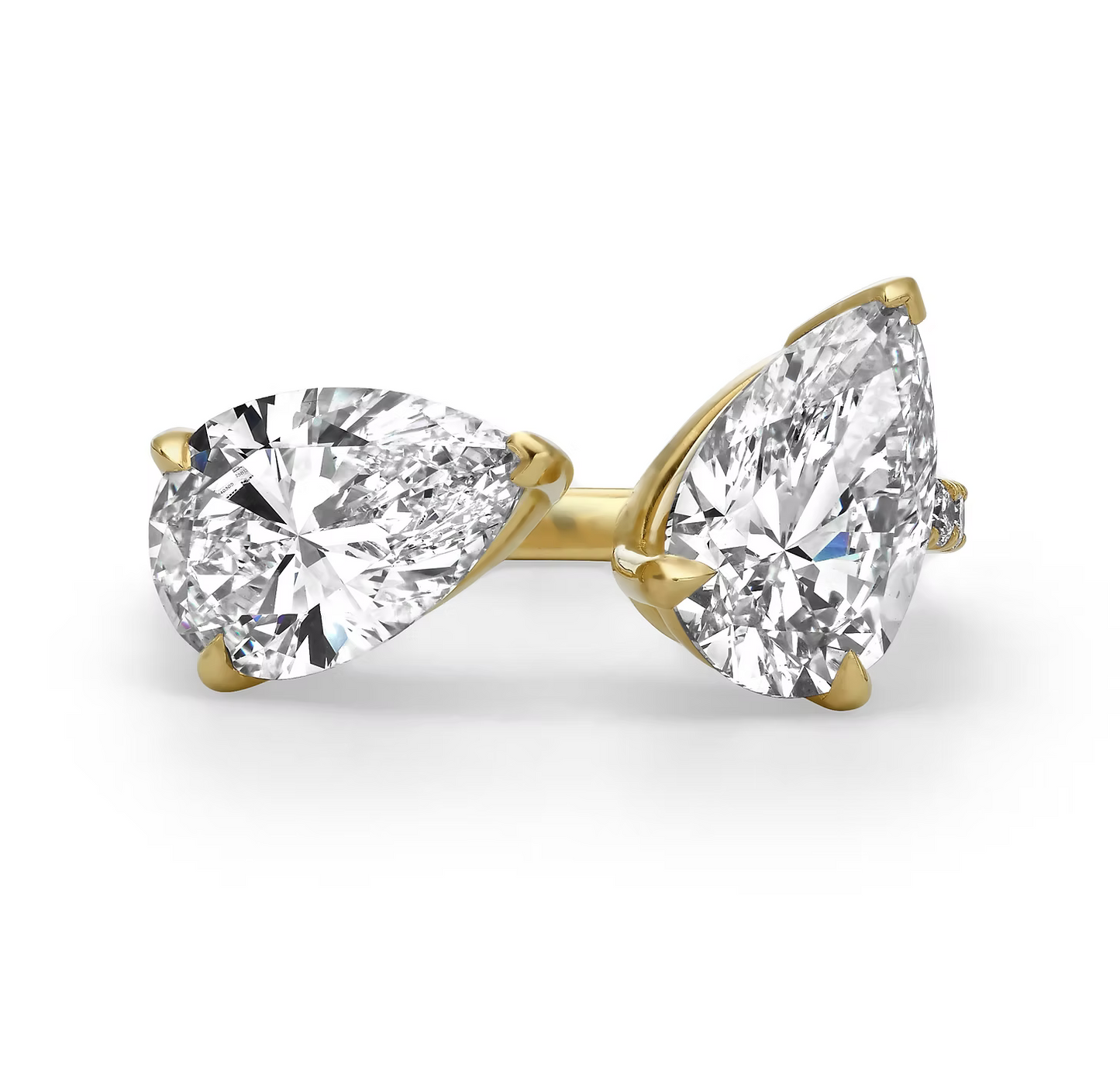 Double Pear-Shape Ring