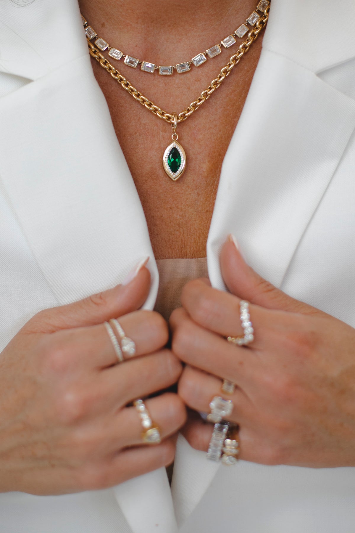 The Chaya Marquise Pendant