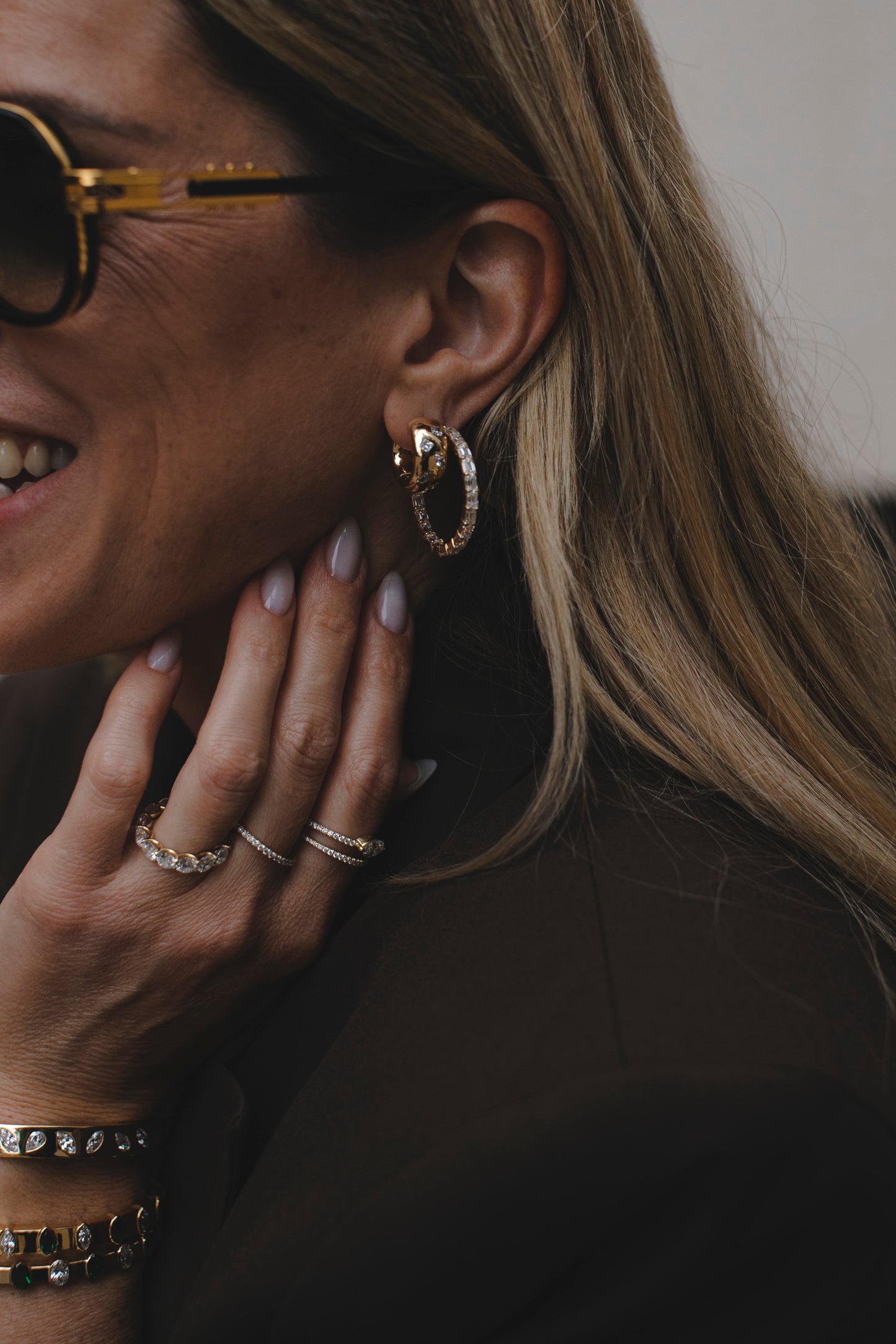 Inside Out Hoop Earrings
