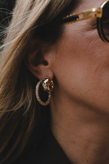 Inside Out Hoop Earrings
