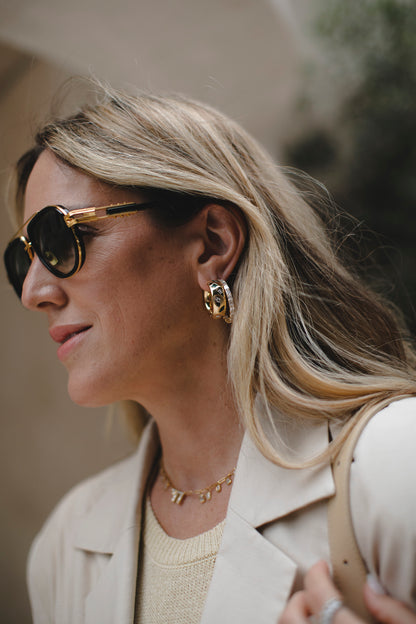Inside Out Hoop Earrings