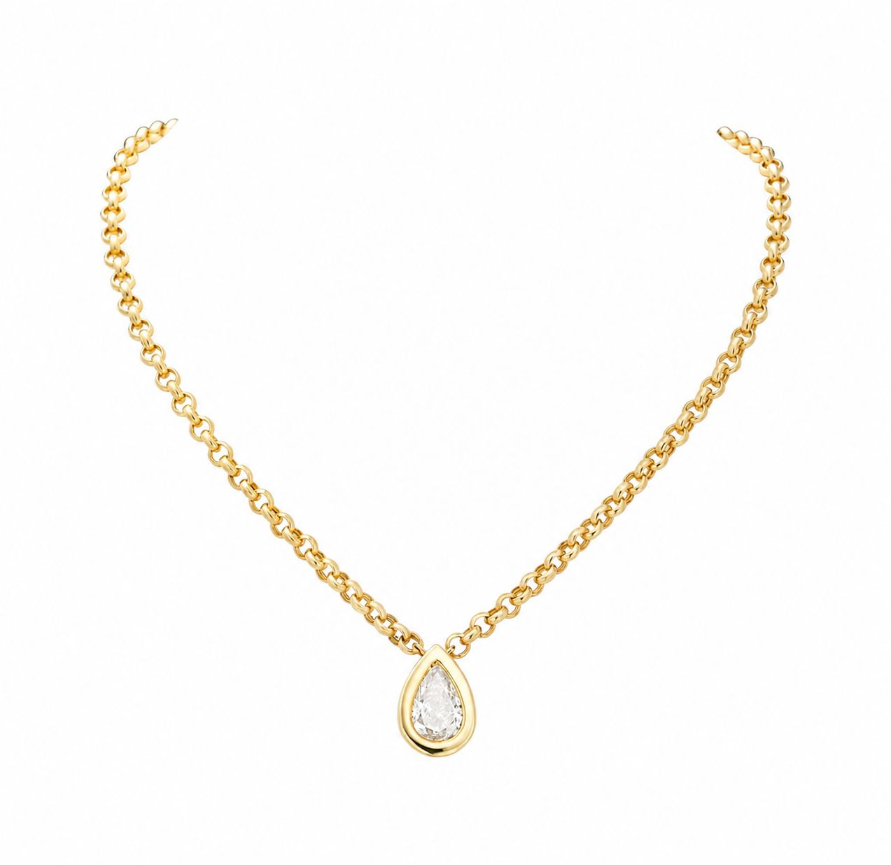 The Chaya Pear Necklace