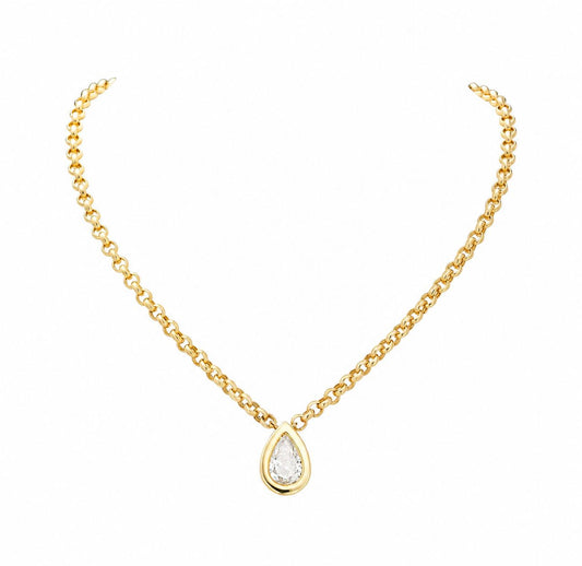 The Chaya Pear Necklace