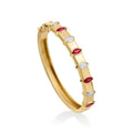 The Emilia Bangle in Ruby